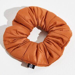 Free People Sports Puffer Scrunchie (Tan) NWT